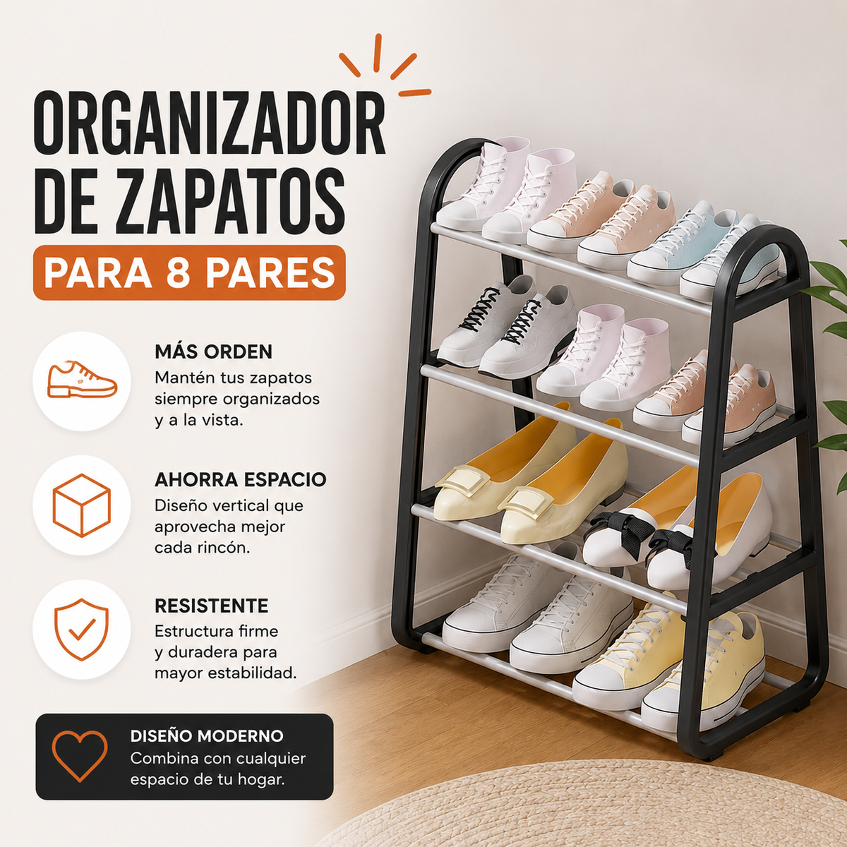 👟Zapatero 4 Niveles