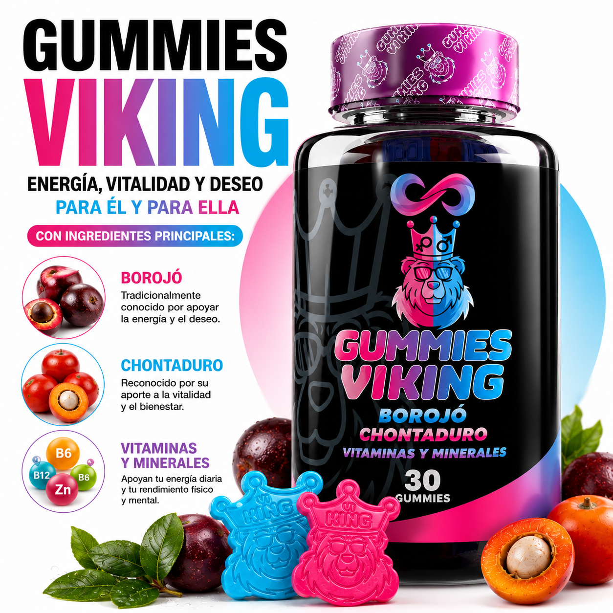 🔥Despierta el Deseo | Gummies Viking x30